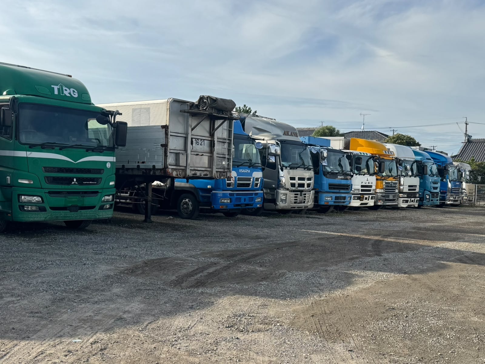 Fleet of trucks — Japan